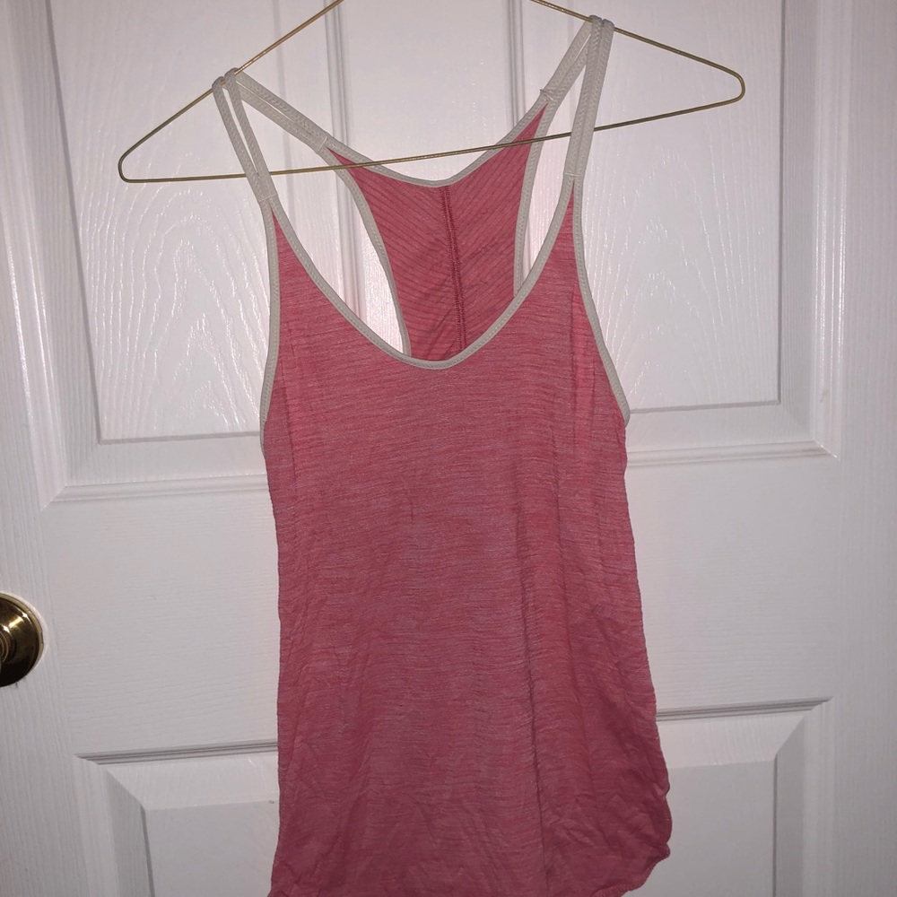Pink lululemon tank